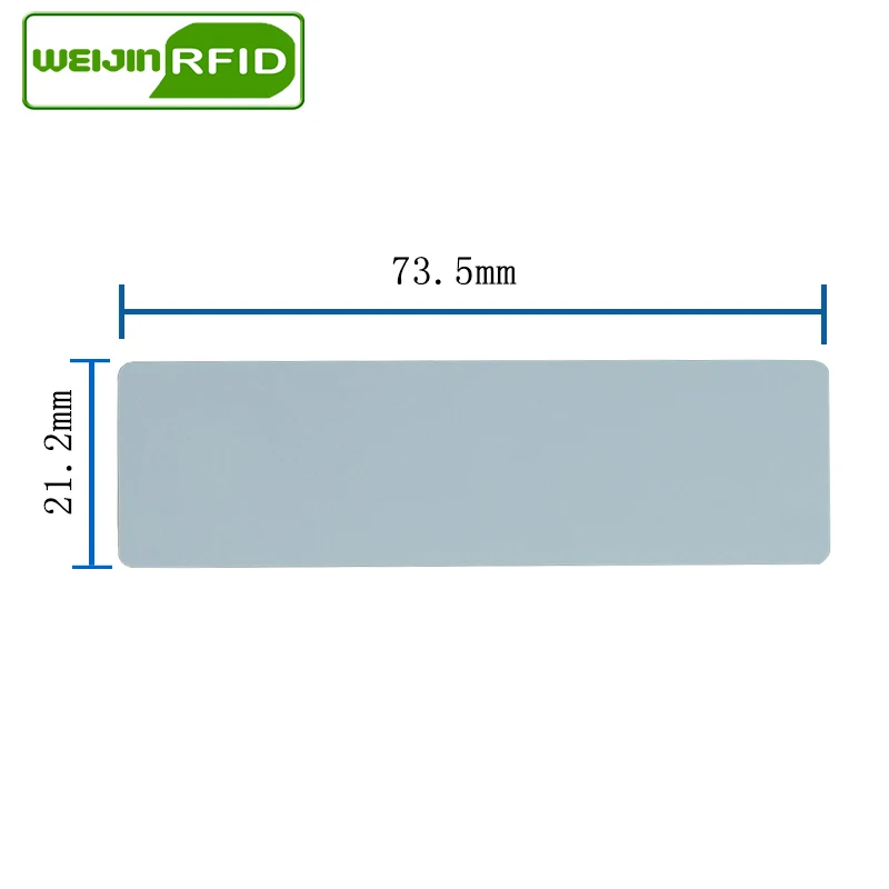 Rfid-теги UHF стикер Alien 9662 для печати медные наклейки 860-960MHZ Higgs3 EPC 6C 50 шт. клей пассивный RFID этикетка