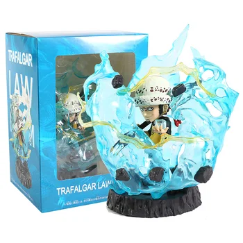 

New Styles One Piece shinjing GK Trafalgar Law Room action figure PVC Model Toys with Light