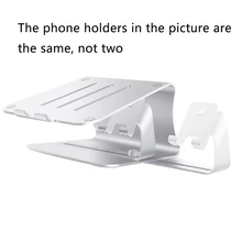 Портативная подставка для ноутбука, Офисная охлаждающая подставка, подставка для ноутбука, компьютерный кронштейн, алюминиевый сплав, универсальный, отвод тепла, Настольный