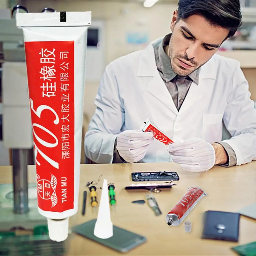 Silicone Rubber Sealant Adhesive Glue High Temperature Resistant Insulation Waterproof Glue