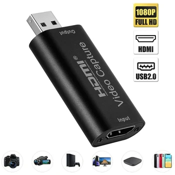 

1080P 4K HDMI o Video Capture Card HDMI to USB3.0 HD Record Suitable for PS4 Game DVD Camcorder