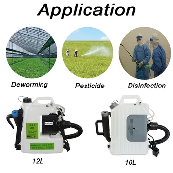 

AC 110V/220V 1400W ULV Sprayer Mosquito Killer Disinfection Machine Electric Fogger Ultra Capacity Kill Pests 10L 12L Plug US/EU