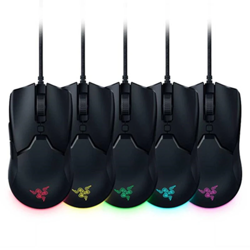Игровая мини-мышь Razer Viper 61 г ультрасветильник дизайн CHROMA RGB светильник 8500 DPI мышь с