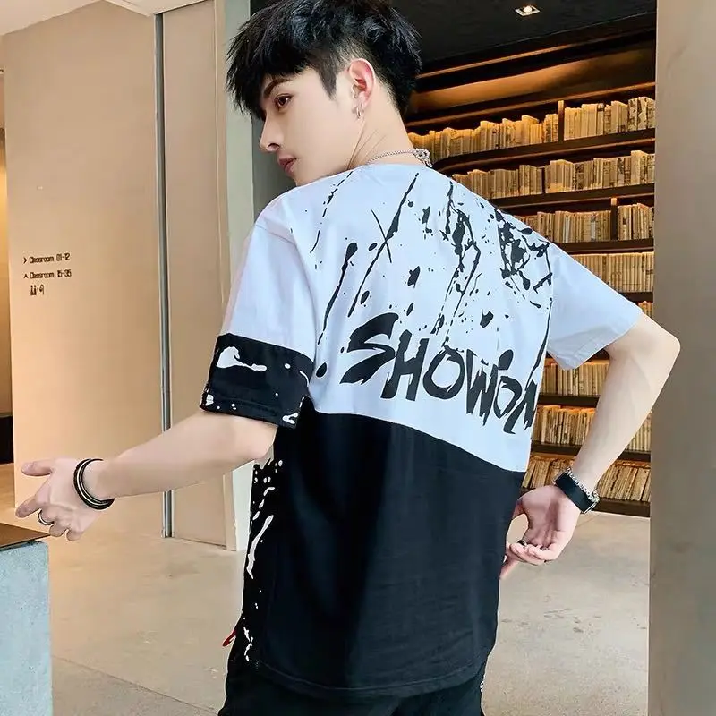 

New 2019 fun men's T-shirt printed cotton summer short-sleeved O-neck T-shirt men's fashion shirt