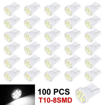 

Side Light Bulb Light Bulb For W5W 194 168 2825 501 192 158 Car White T10 LED 8smd Protable