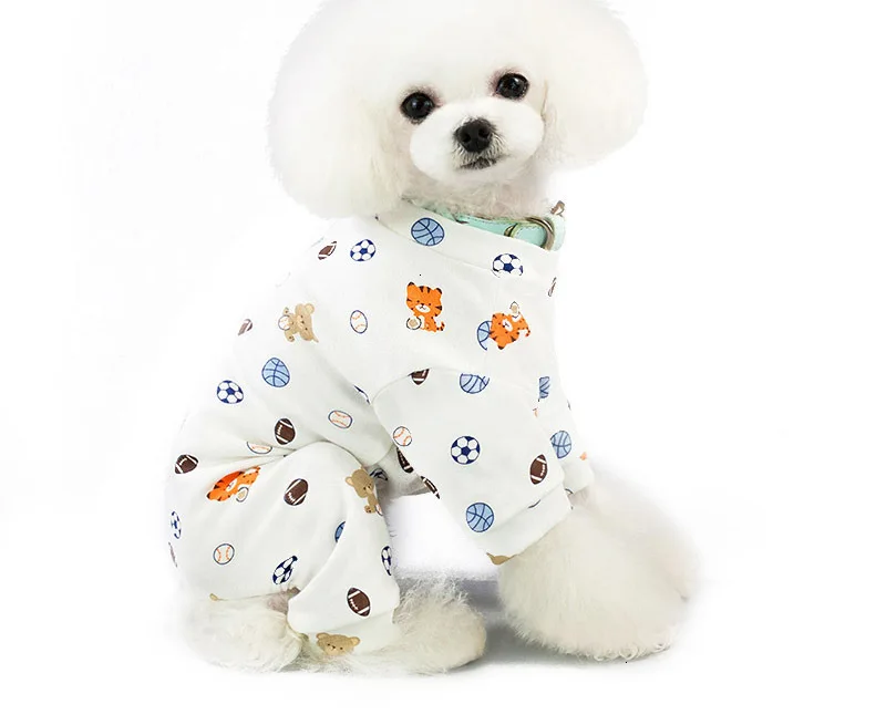 Pawstrip милые пижамы для маленьких собак Одежда для собак комбинезон для щенка для собаки чихуахуа Померанский комбинезон "Собака" одежда S-2XL