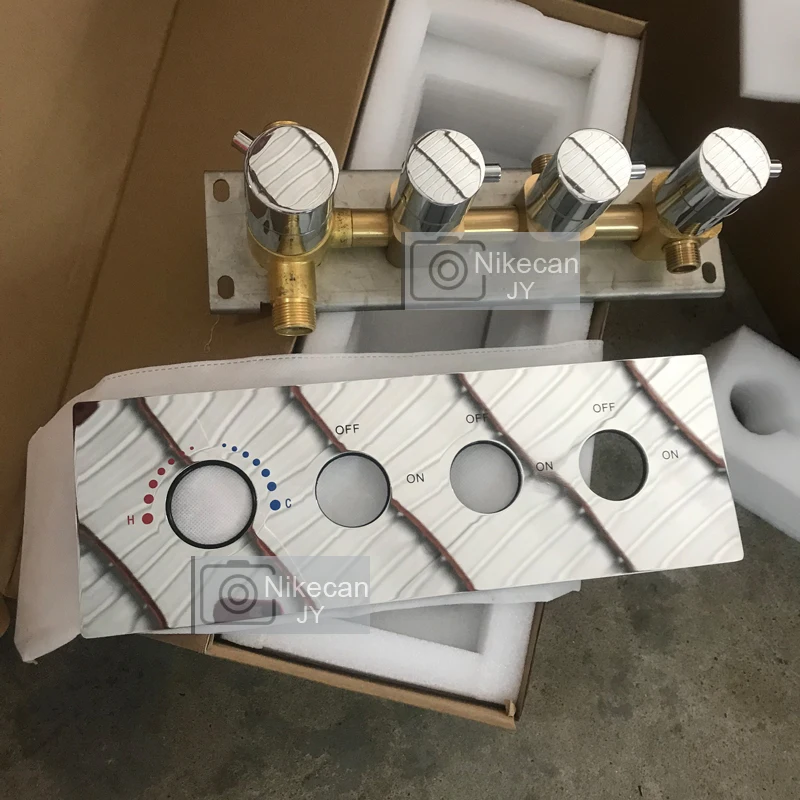 Роскошные Ванная комната набор для душа 20 дюймов потолок дождь спа туман Jet душ