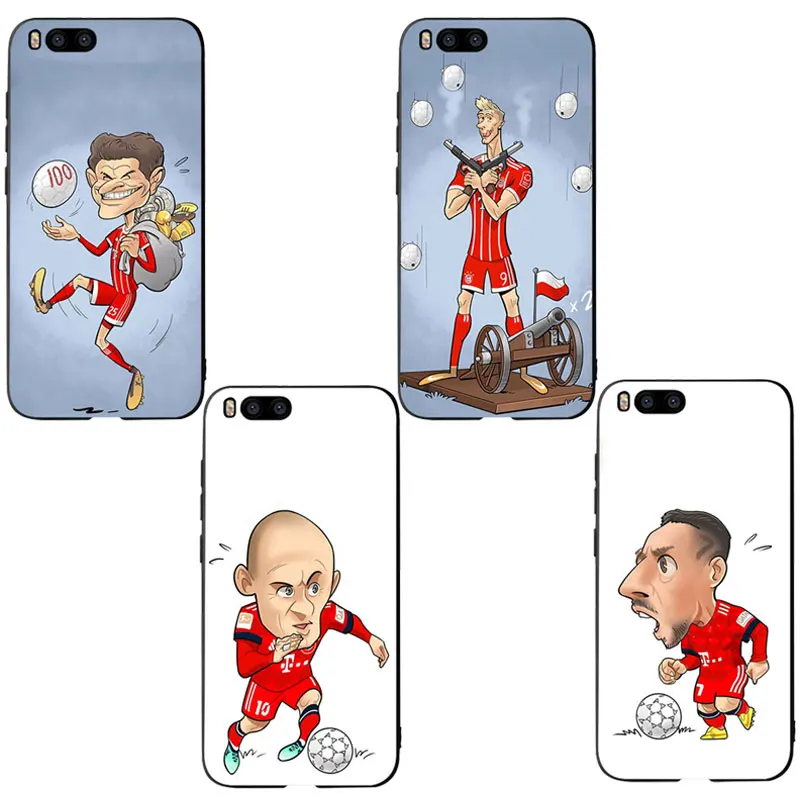 Чехол для телефона Football Lewandowski мягкий силиконовый чехол Xiaomi Redmi A1 A2 4X Note 5 Plus 8 9 SE lite