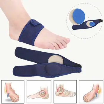

1pair Orthotic Plantar Fasciitis Arch Foot Correction Insoles Wrap Heel Foot Massage Cushions Gel Support Pad Care Flat H5C9