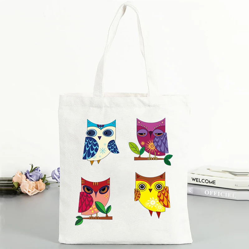 

Eco Canvas Bags Women Student Shopping Reusable Foldable Shoulder Bag Casual Handbag School Travel Ladies Folding Tote 2019