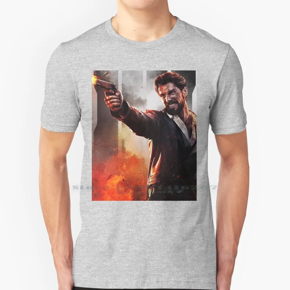 Bo4 Zombies Diego T Shirt 100% Puro Cotone Bo4 Black Ops Black Ops 4 Zombies Ix Diego Treyarch Activision Videogioco Shooter