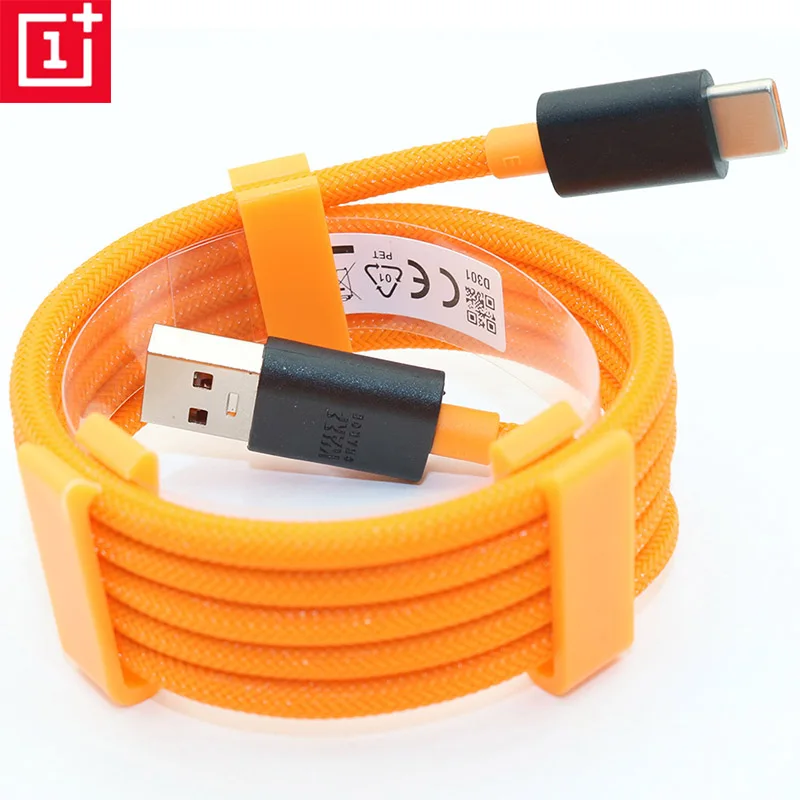 Оригинальный кабель OnePlus 6t Oneplus 7 7t pro 6 5t 5 3t 3 зарядное устройство с деформацией для