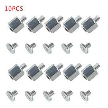 10 Set Hand Tool Mounting Kits Stand Off Screw Hex Nut for ASUS PC Laptop M.2 SSD Motherboard 1