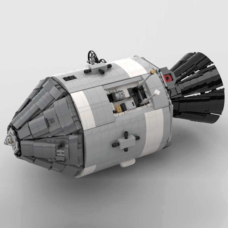 DHL творческие игрушки кино совместим с MOC 26457 Аполлос космический корабль