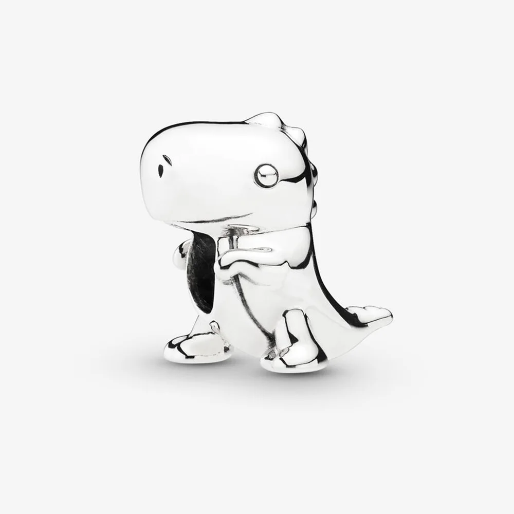 925 пробы, серебро, золото, бусины в виде животных, подходят к оригиналу Pandora, очаровательный браслет, серебро 925, хорошее ювелирное изделие, День святого Валентина - Цвет: 12