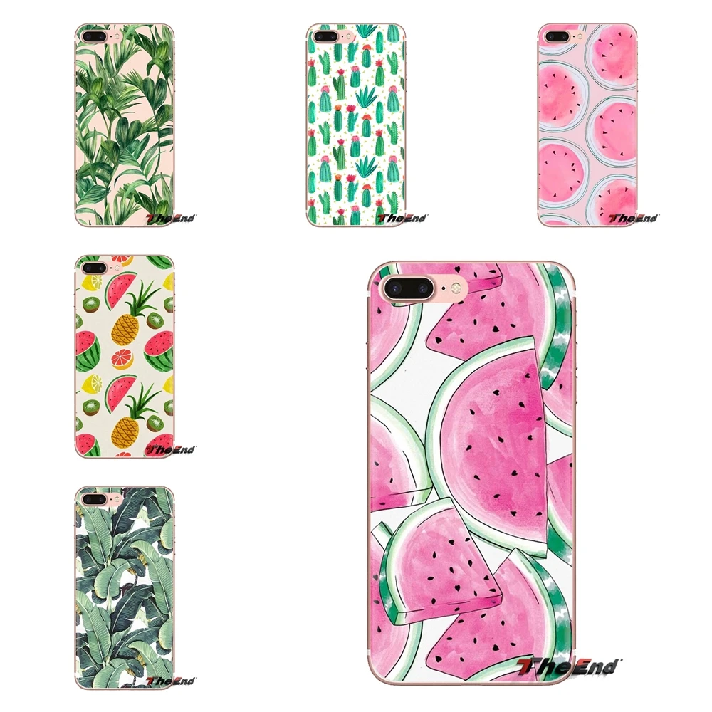Soft Transparent Shell Covers For Xiaomi Redmi 4 3 3S Pro Mi3 Mi4 Mi4i Mi4C Mi5 Mi5S Mi Max Note 2 Fruit Watermelon Flamingo |