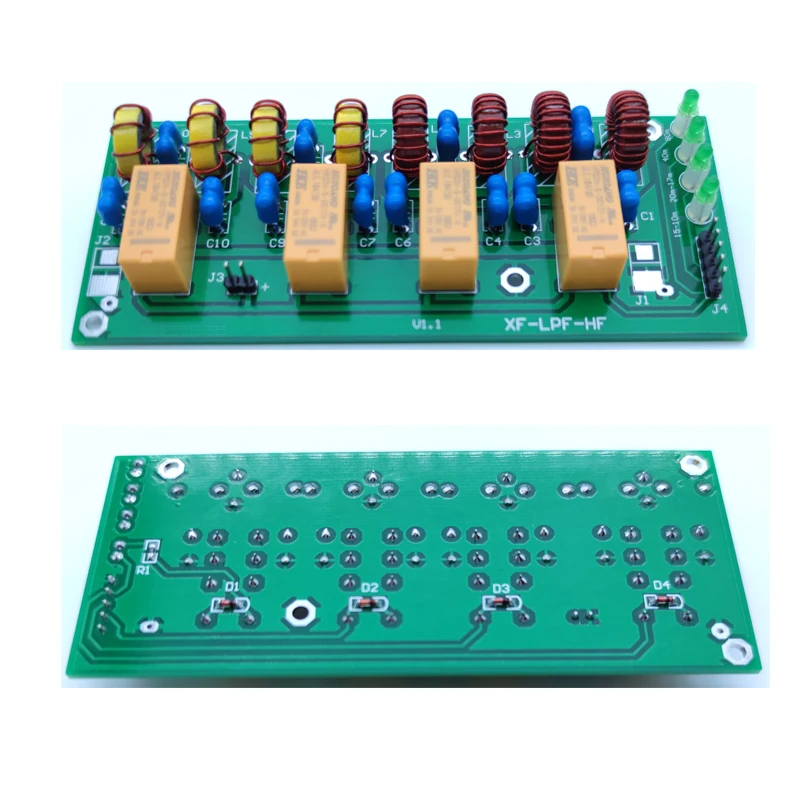 XF-LPF-HF 12v 100W HF low pass LPF unit 3.5Mhz-30Mhz DIY kits/ Assembled | Электроника