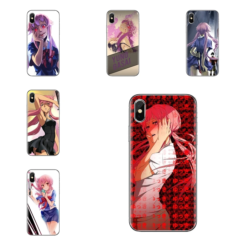 Silicone Phone Shell Cases For Huawei Mate Honor 4C 5C 5X 6X 7 7A 7C 8 9 10 8C 8X 20 Lite Pro anime girl Gasai Yuno Future Diary |
