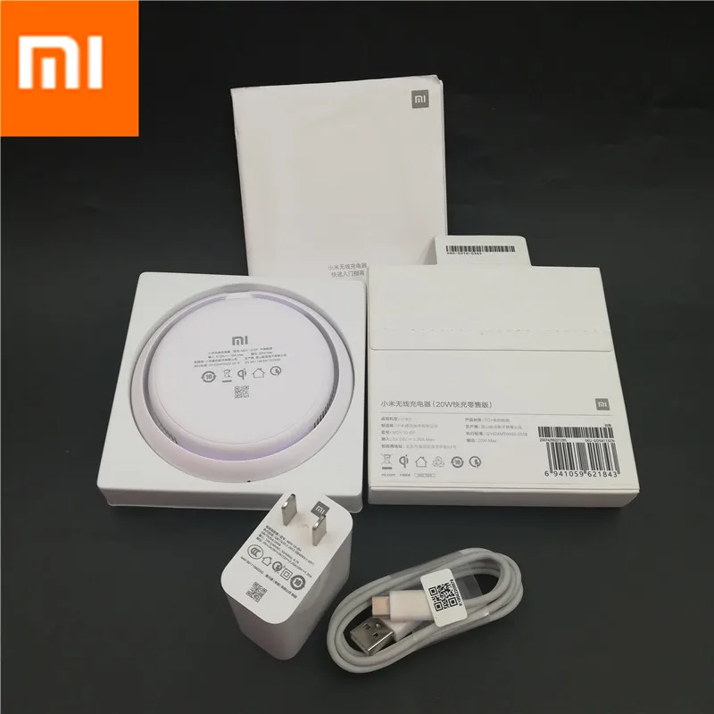 Новое 27 Вт Оригинальное Беспроводное зарядное устройство Xiaomi 20 Вт Макс 15 в применяется к Xiaomi Mi9 MiX 2S Mix 3 Qi EPP10W для iPhone 11 XS XR XS Max