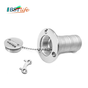 

stainless steel 316 Marine grade hardware Deck Filler of WATER 38 or 50mm Socket boat Motorhome yacht Caravans camper vans truck