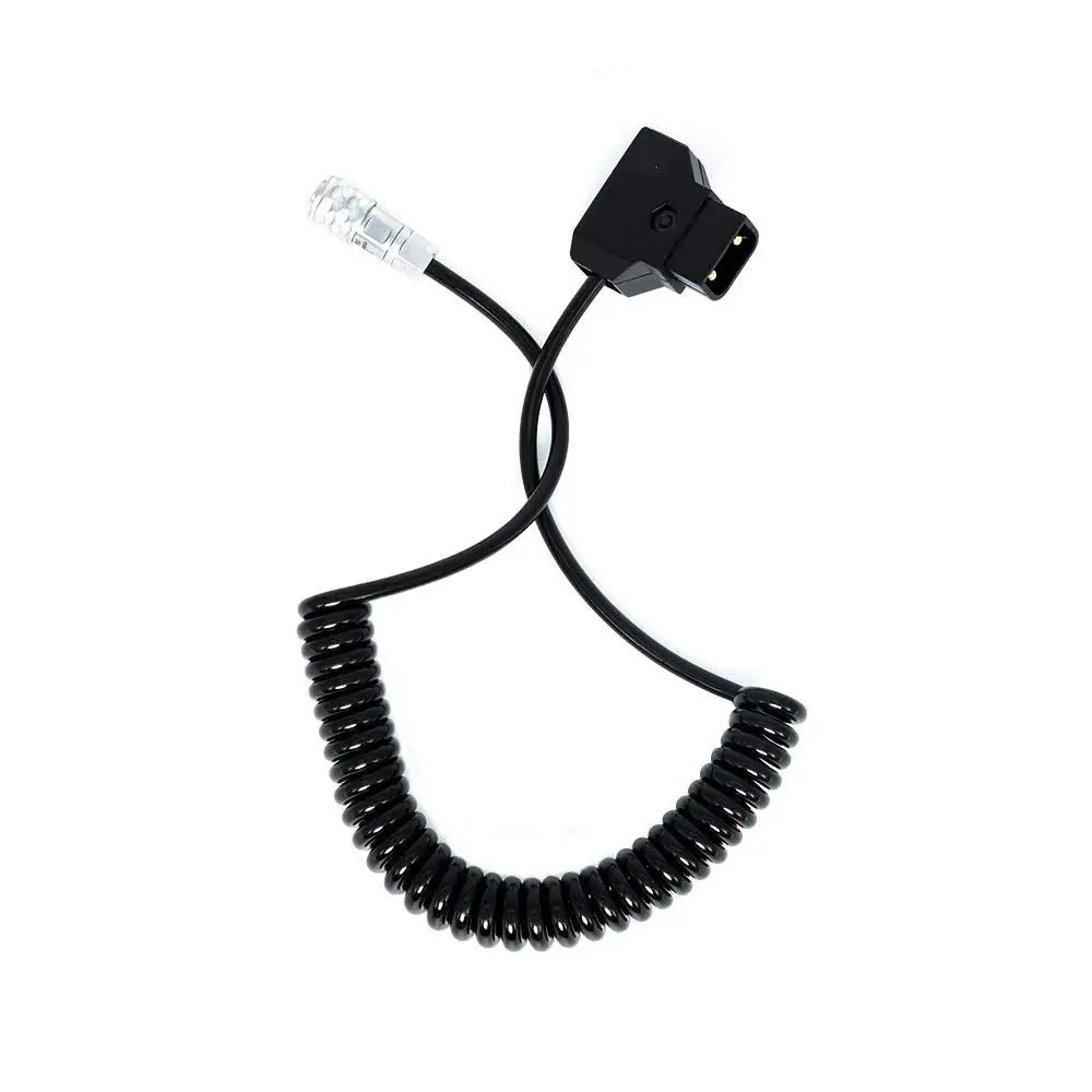 Coiled D-Tap to BMPCC 4K Power Cable P Tap 2-Pin for Blackmagic Pocket Cinema Camera 6K | Электроника