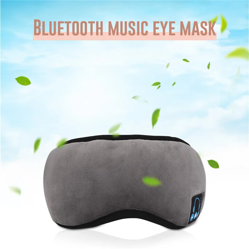 Bluetooth музыкальная маска для глаз дышащий спальный тени для век USB Перезаряжаемые маска для глаз для путешествий офис Поезд Самолет снотворное 31