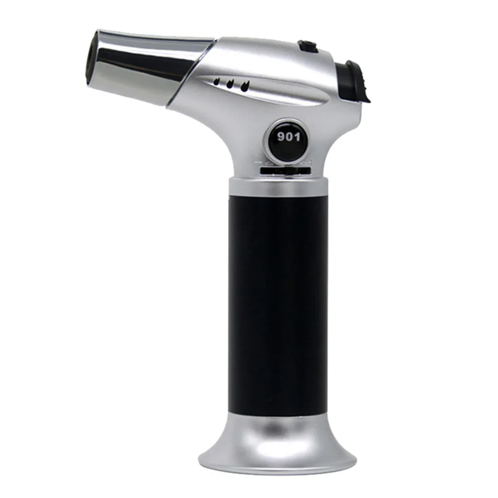 Metal Flame Gas Torch Blow Torch Cooking AutoIgnition Butane Gas Welding-Burner Heating Welding Burner Flame Lighter