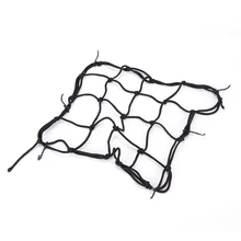 30x30 см черный сверхпрочный Эластичный банджи багажная сетка держатель 6 регулируемые Крючки для мотоцикла велосипеда