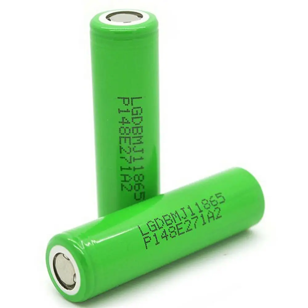 GTF 1/2/4/8/10pcs 18650 Battery 3.7v 3500mah INR18650 MJ1 18650 Battery 10A Discharge for LG Rechargeable Li-ion Batteria