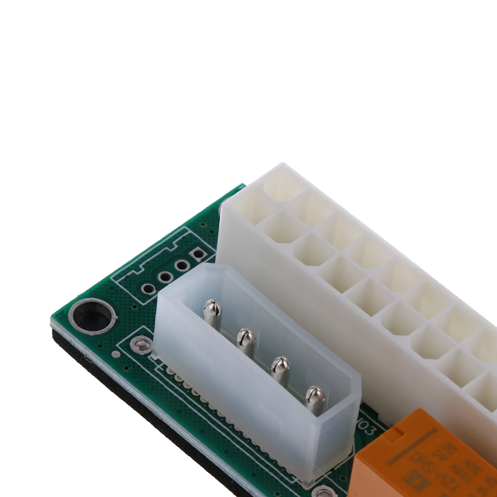 Computer 24 Pin Multiple PSU Power Supply Sync Starter 4Pin Interface Connector for Miner Mining