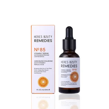 

100% Pure Vitamin C + Hyaluronic Acid Smoothing Face Serum Anti-wrinkle Vc Face Whitening Essential Oil