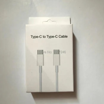 

White Retail Display Package Box for Type-C to Type-C Cable Packing Box for PD Cable