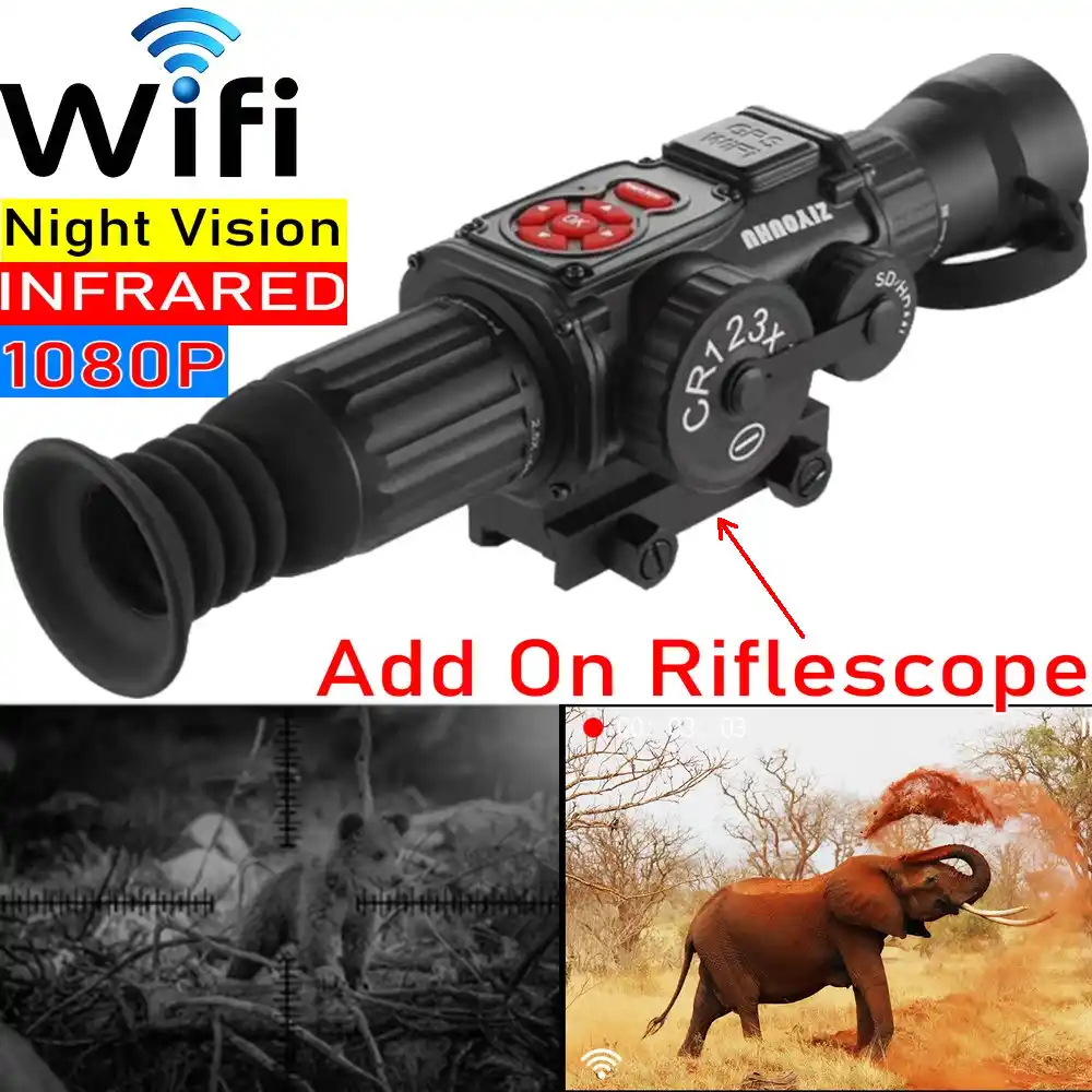 Digital Night Vision Riflescope Trail Optics Scope Night aiming Digital