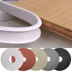 Bande de chant en PVC en forme de U, bande de chant souple pour armoire, garde robe, coupe de bord étanche, blanc, Beige, gris, noir, marron 