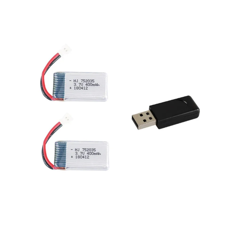 Аккумулятор Lipo 3 7 в 400 мАч для JJRC H31 H43hw X4 H107 KY101 E33C E33 U816A V252 H6C Запасной