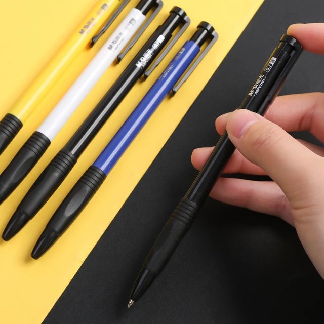 10PCS Ballpoint Pen Medium Work Pen with Super Soft Grip Ball Pen for Men  Women Retractable Office Pen - AliExpress