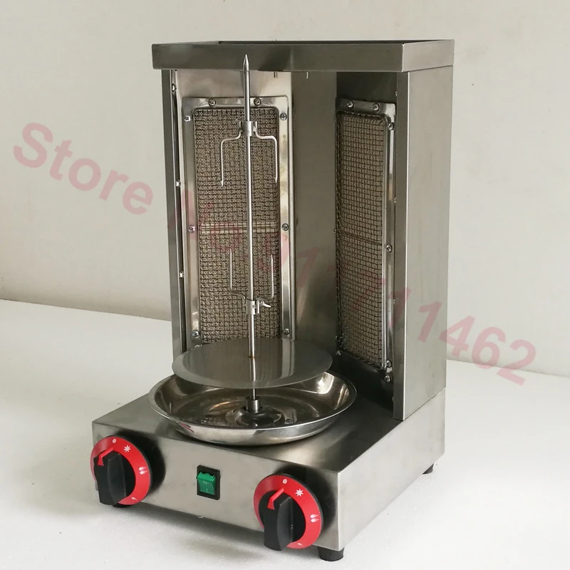 Electric/LPG Gas Doner Kebab Machine Shawarma Roasters Vertical Grill Stainless Steel Rotisserie 2