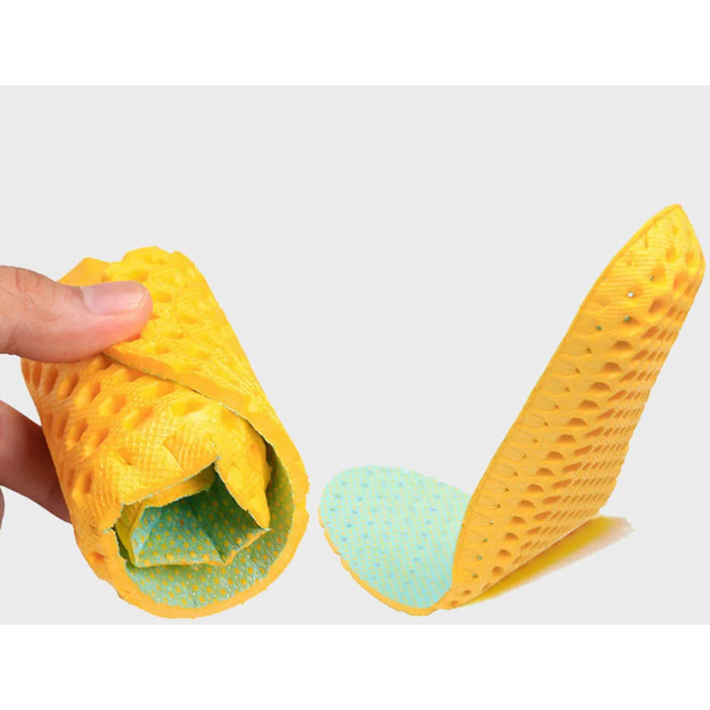 Hot New 1pair Stretch Breathable Deodorant Shoe Running Cushion Insoles Pad Insert 35-46 healthy and beauty shoe insoles