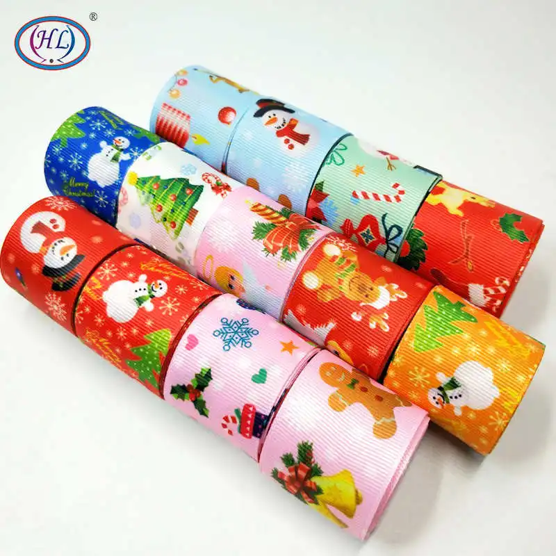 

HL Grosgrain Ribbon 5 Yards 38mm Christmas Party Decorations DIY Sewing Crafts For Making Hair Bows