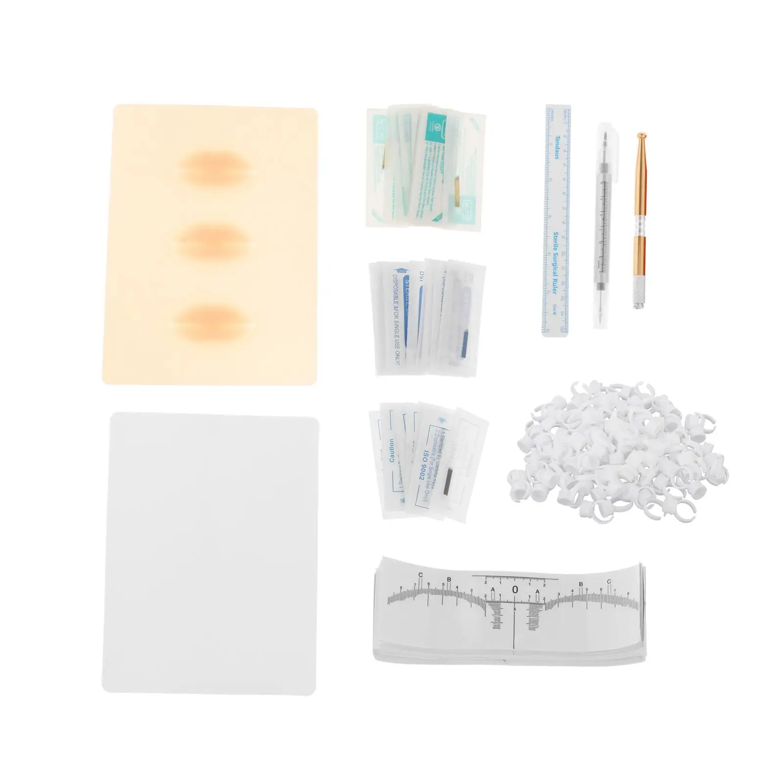 Pro ручной постоянный обучение татуировки набор для бровей губ практических