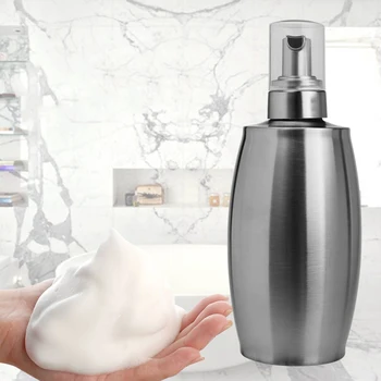 

304 Stainless Steel Soap Dispenser Portable Hand Sanitizer Bottle Bubble Bottle For Salon Toilet Home Dorm Bathroom Kitchen