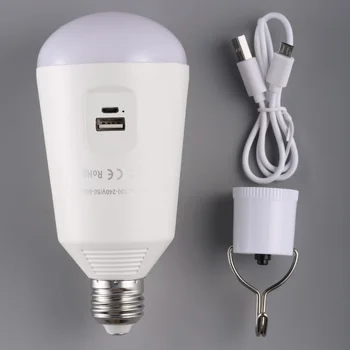 

QF-168A 7W Multifunction LED Bulb Protable LED Tent Camping Hiking Light Bulb Emergency Super Bright Rechargeable LED Bulb