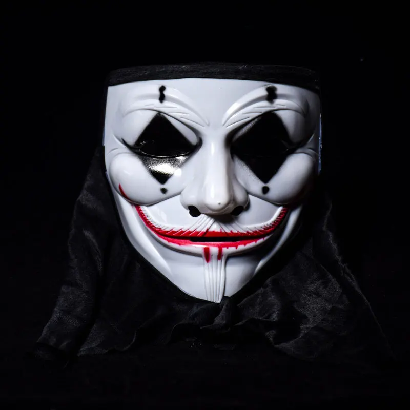 

Halloween Horror Clown Ghost Skull Vendetta Stage Mask Halloween Cosplay Costume Props Scary Mask