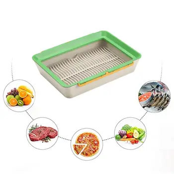 

Kitchen Food Preservation Tray Food Fresh Keeping Fresh Spacer Organizer Refrigerator Organizer Box Food Fresh Storage Box