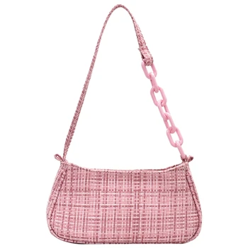 

British Style Women's Shoulder Bag Fashion French Baguette Bag Travel Wallet Mobile Phone Bag