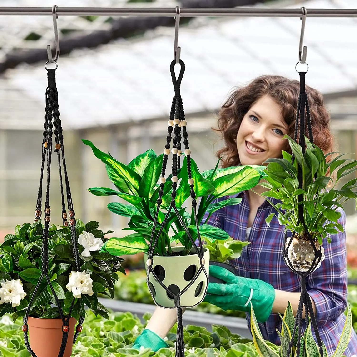 Boho Balcony Plant Hanger baskets 198 | Boho Balcony Plant Hanger baskets 6