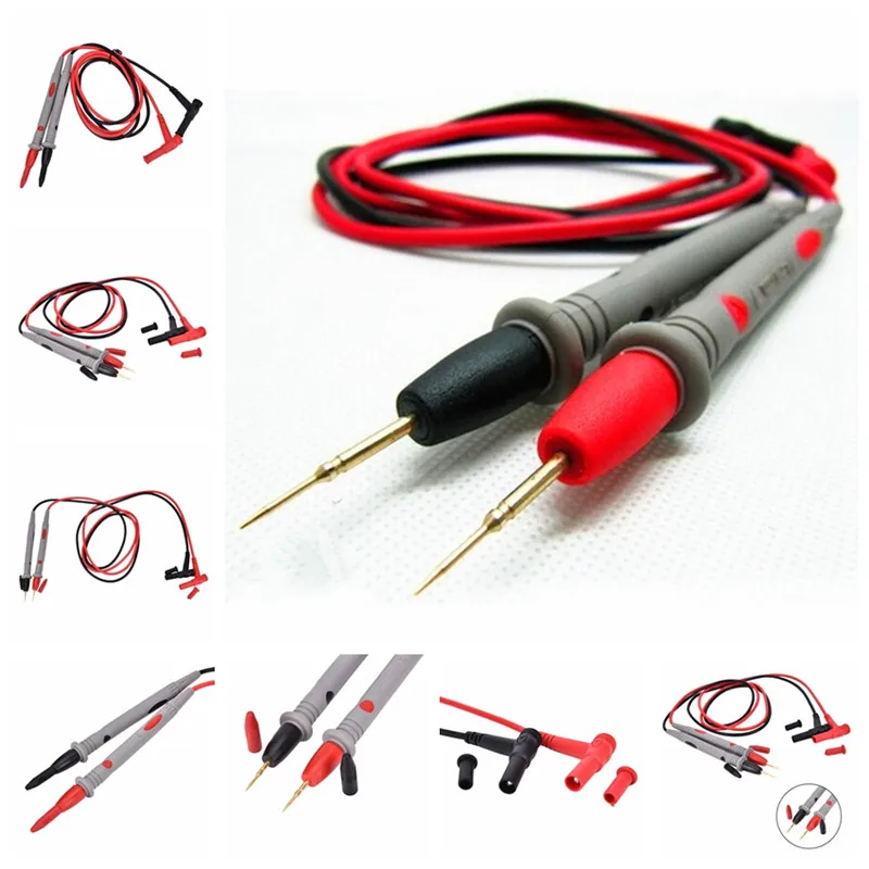 

Universal Probe Test Leads Pin for Digital Multimeter Needle Tip Meter Multi Meter Tester Lead Probe Wire Pen Cable