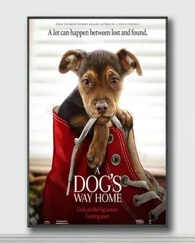 

NJ308 A Dog's Way Home Movie Silk Posters and Prints wall art Art Poster Home Decor