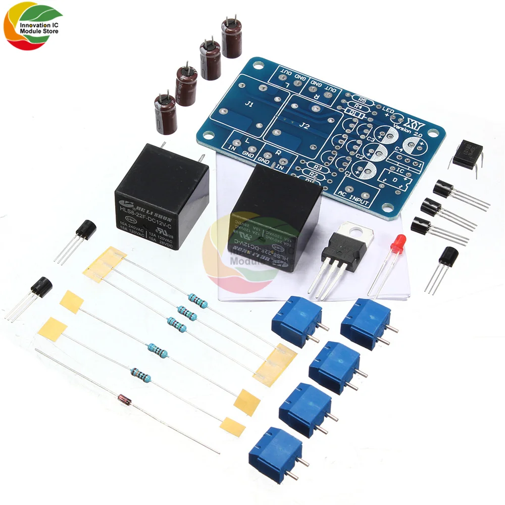 Altoparlante Kit scheda di protezione altoparlante protezione circuito ritardo di avvio e Kit DC Out Kit fai da te Kit circuito di protezione altoparlante - immagine 6