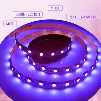 

LED Strip Light UV Disinfection Lamp Household Sterilization And Mite Removal Indoor Kindergarten Mobile Violet Light Strip